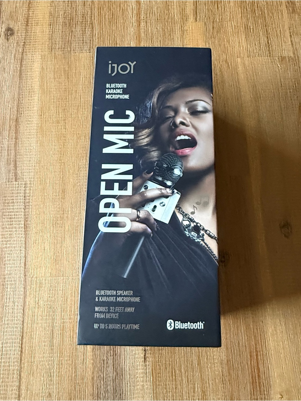 iJOY Open Mic Bluetooth Karaoke Microphone Open Box Unused